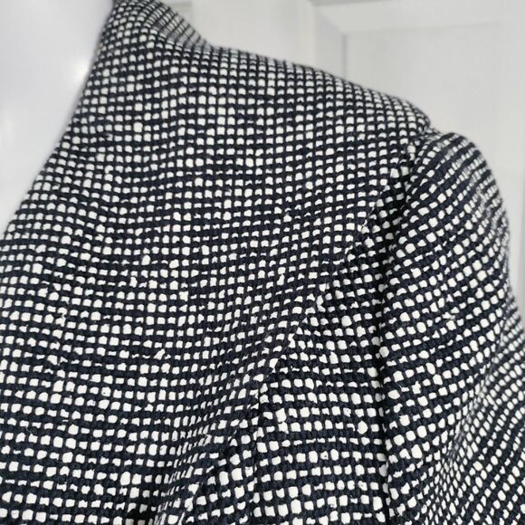 Escada Tweed Long Sleeve Collared Single Breasted Office Work Blazer Gray 44 - Picture 13 of 16